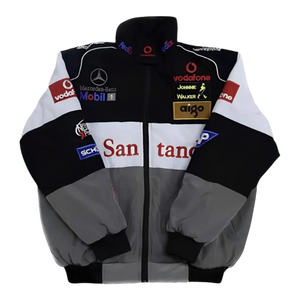 Gray Mercedes-Benz Jacket