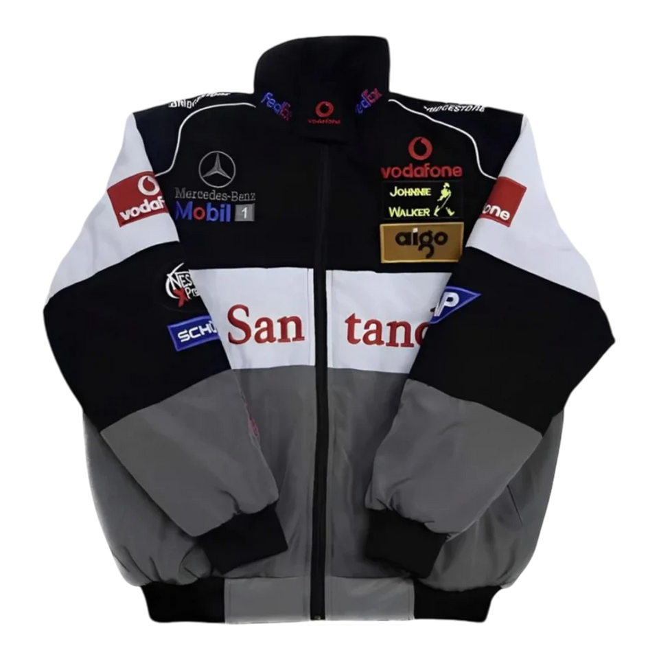 Gray Mercedes-Benz Jacket
