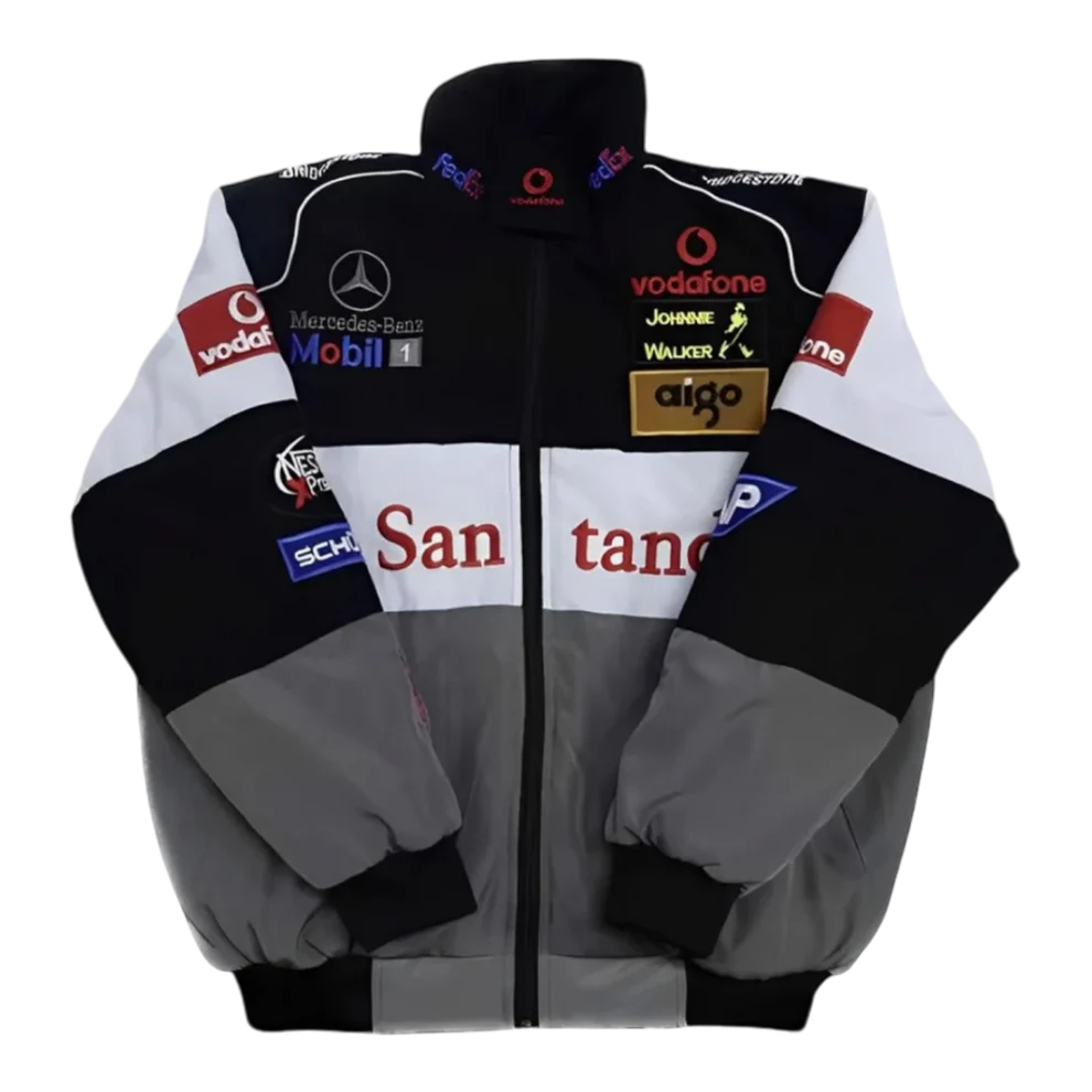 Gray Mercedes-Benz Jacket