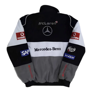 Gray Mercedes-Benz Jacket