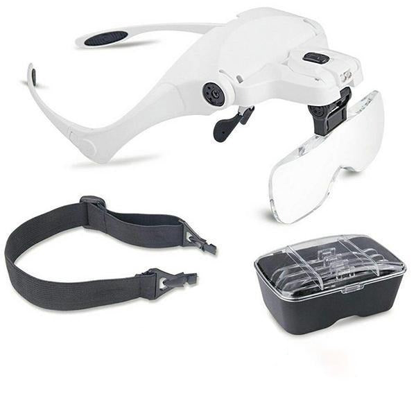 LED Headband Glasses Magnifier