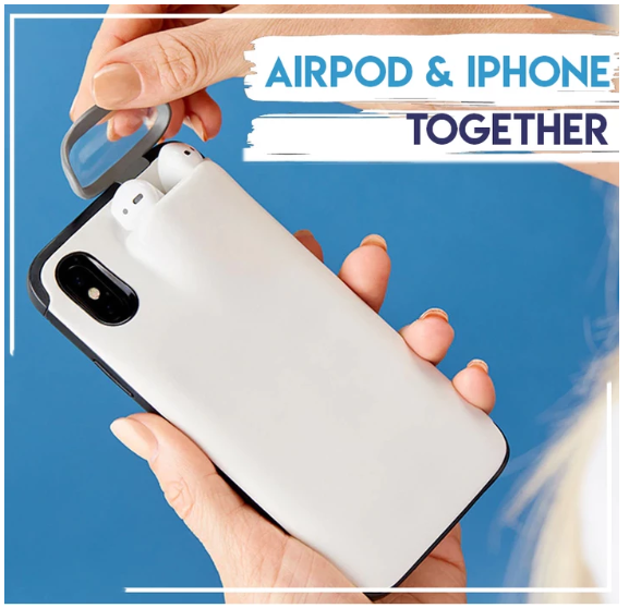 2-In-1 iPhone & AirPods Case