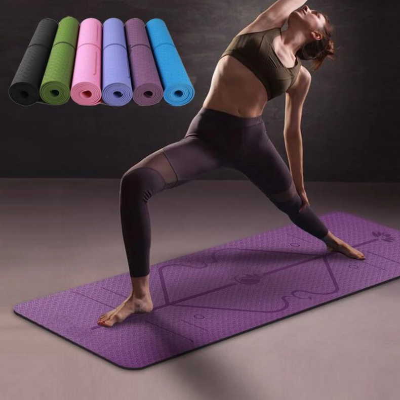 YogieRight - Yoga Mat With Correct Alignment System