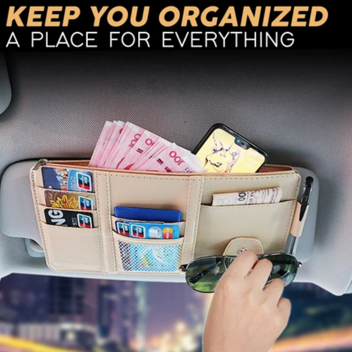 VisorPlus - All In One Car Sun Visor Organizer
