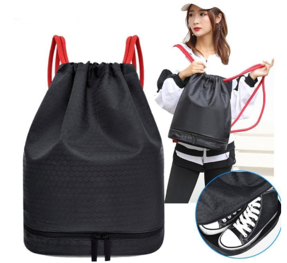 SportyBag - Wet and Dry Drawstring Sports Backpack
