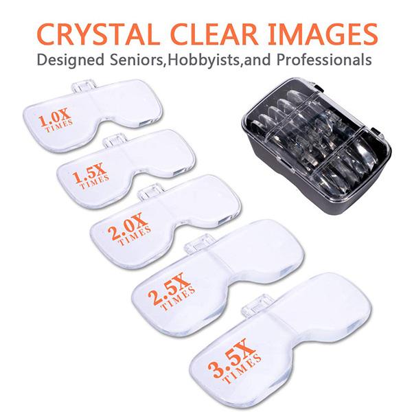 LED Headband Glasses Magnifier