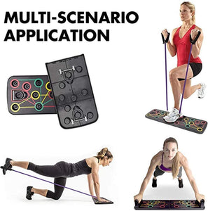 FitBoard - Push Up Board With Resistance Bands