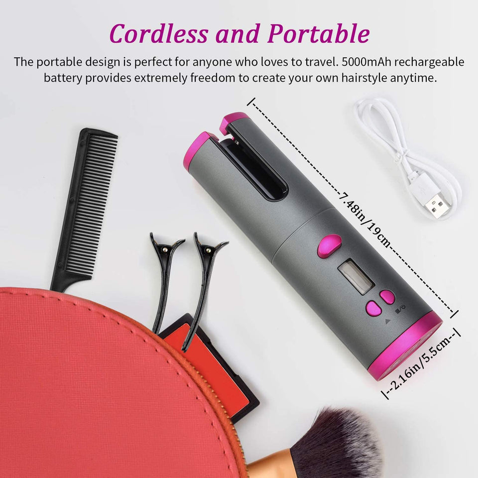 Curler Can - Portable Wireless Automatic Hair Curler
