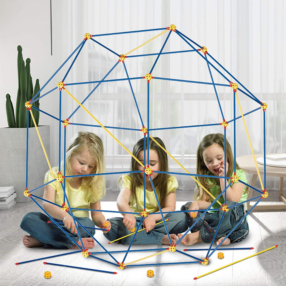 FortBuilder - Kids Construction Fortress Building Kit