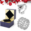 LoveSpell Jewelry Set - I Love You Ring + Retractable Ring Bracelet + Magical Puzzle Box Set