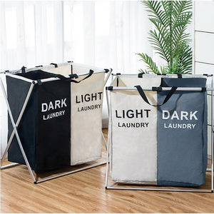 ProLaundry Basket - Laundry Sorter Organizer Basket 3 Bag Separator