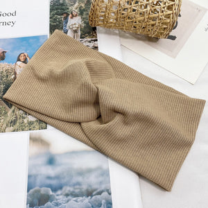 Luminous Knitted Twisted Cotton Headband