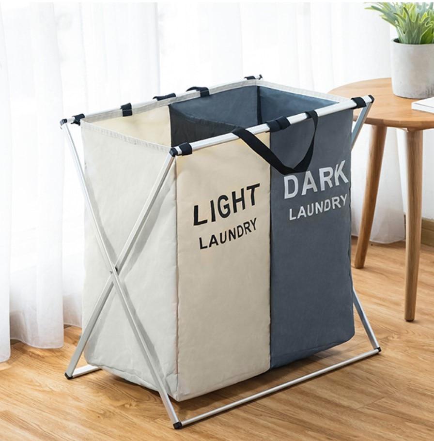ProLaundry Basket - Laundry Sorter Organizer Basket 3 Bag Separator
