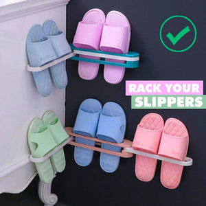 SlipSlippers - Self Adhesive Foldable Slipper Organizer Rack