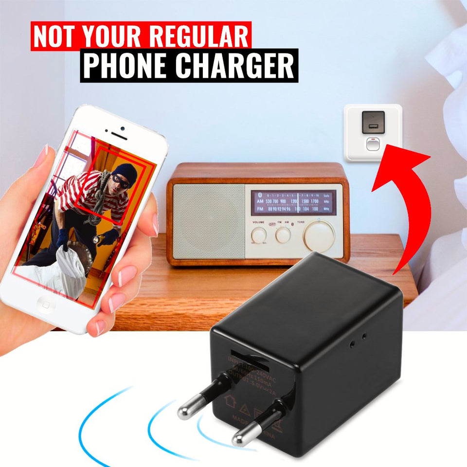 CamCharger - 1080P HD Wifi Camera USB Charger