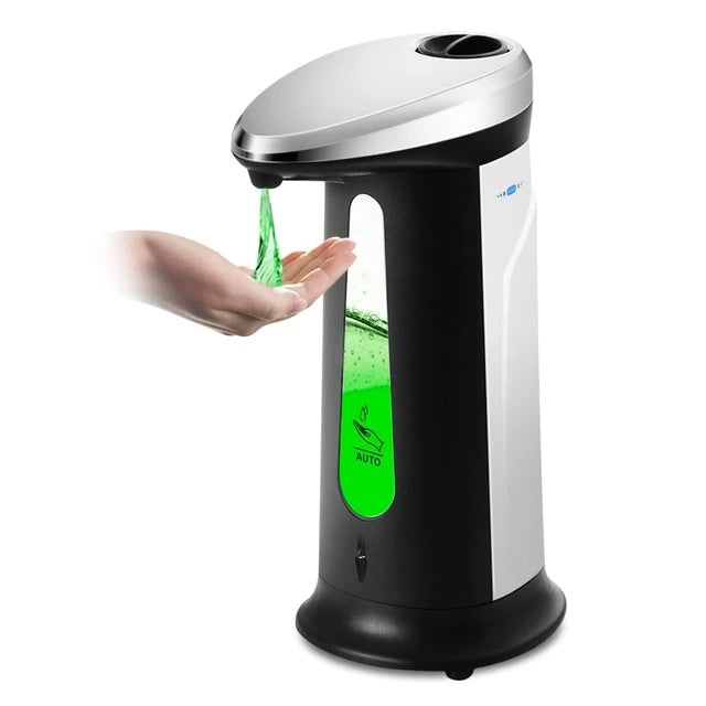 Zelarama Automatic Soap Dispenser - No-touch Sanitizer and Lotion Container for Home and Bath