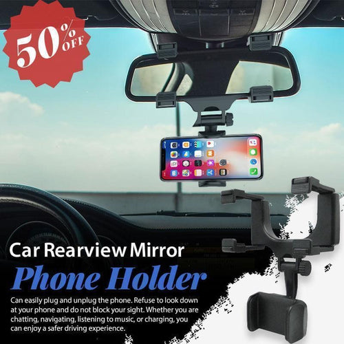 Car Rearview Mirror Phone Holder