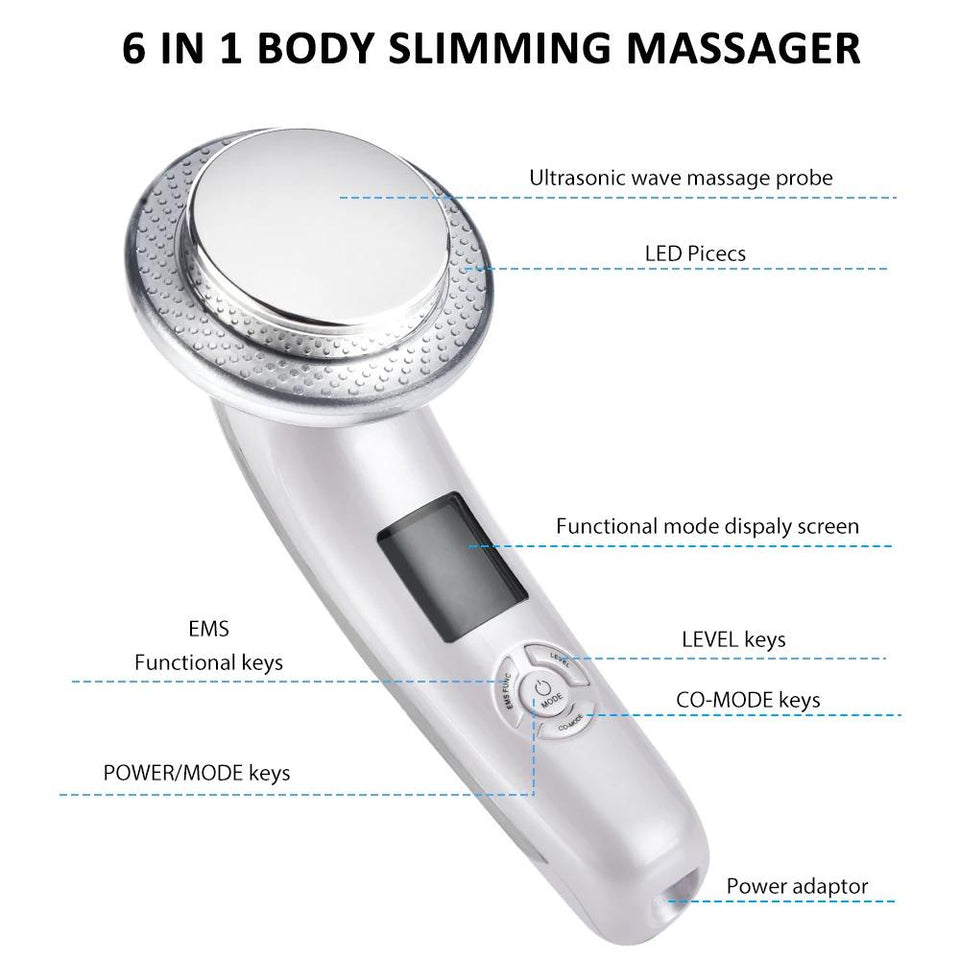 6 in 1 Ultrasonic Body Slimming Massage