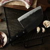 Zelarama Serbian Chef's Knife - Handmade Hardened Carbon Steel Blade for Meat, Fish Veggies