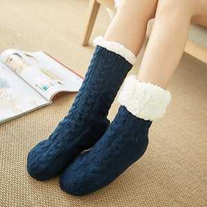 Ultra-Plush Non-Slip Slipper Socks