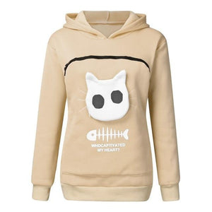 Pet Lover Hoodie With Large Kangaroo Pouch