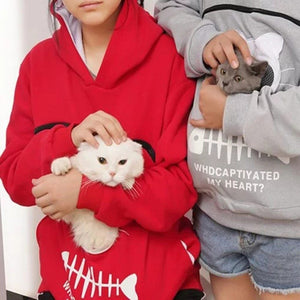 Pet Lover Hoodie With Large Kangaroo Pouch