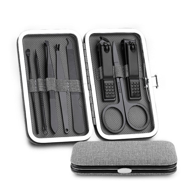 8pcs Stainless Steel Nail Clippers Set