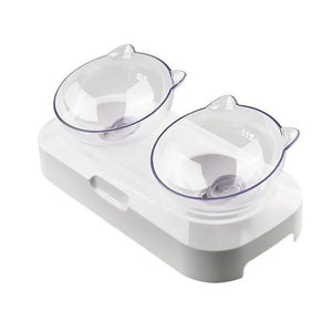 Healthy Bowl - Anti-Vomiting Tilted Elevated Pet Bowl Set
