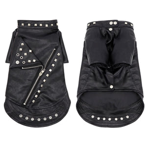 PunkPet - Waterproof Dog Cat Leather Jacket