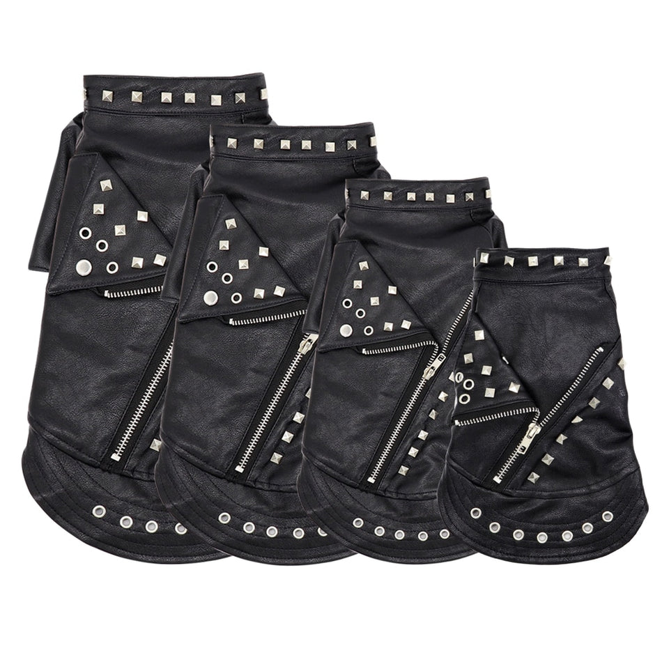 PunkPet - Waterproof Dog Cat Leather Jacket