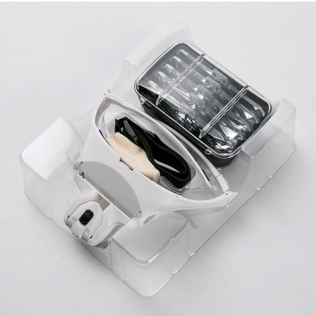 LED Headband Glasses Magnifier