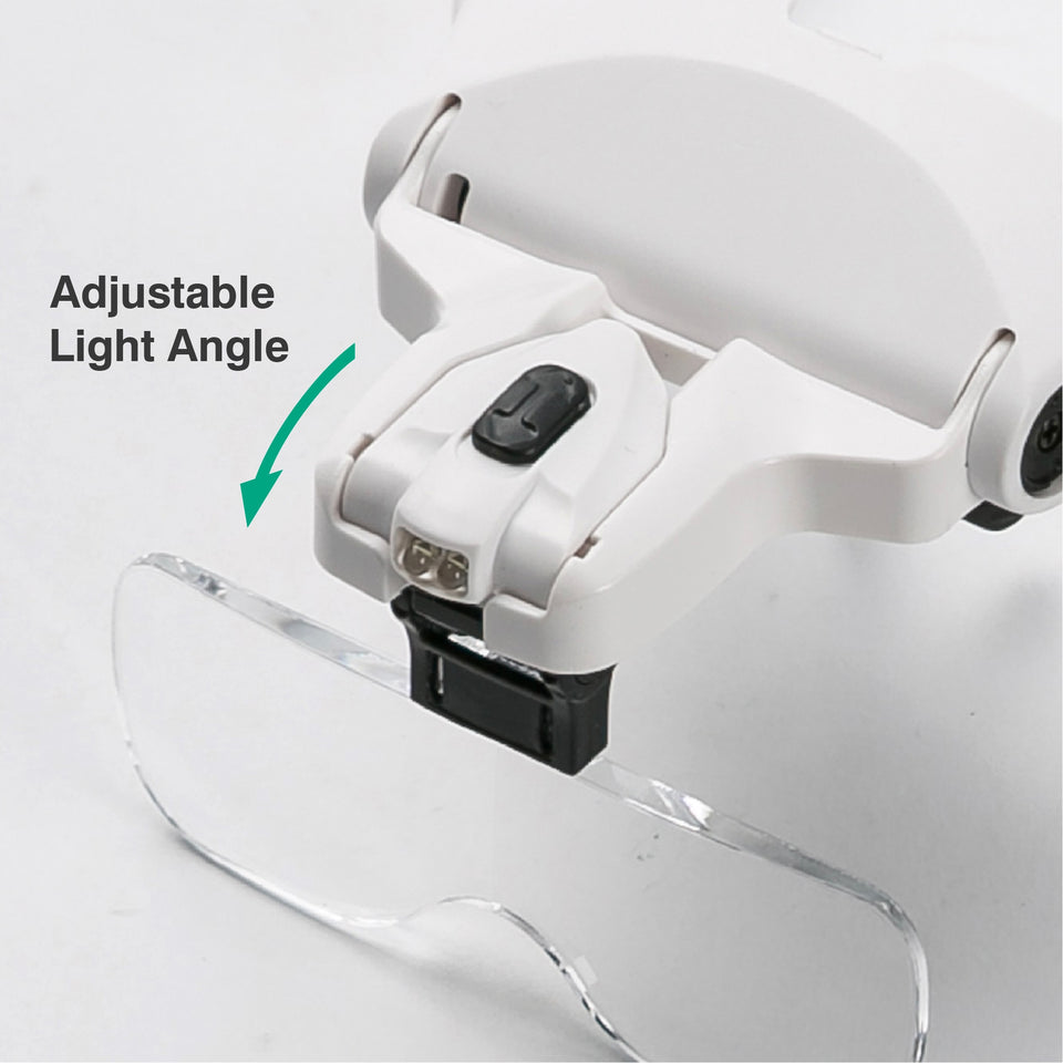 LED Headband Glasses Magnifier