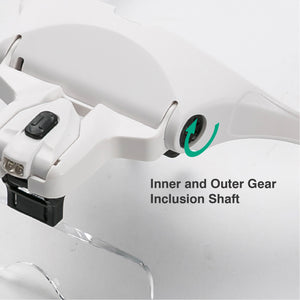 LED Headband Glasses Magnifier