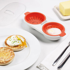 EggDividers - Microwaveable Double Egg Poacher