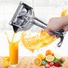 Zelarama Manual Fruit Juicer - Stainless Steel Lemon, Orange, Fresh Juice Hand Extractor