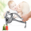 Zelarama Manual Fruit Juicer - Stainless Steel Lemon, Orange, Fresh Juice Hand Extractor