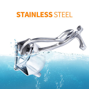 Zelarama Manual Fruit Juicer - Stainless Steel Lemon, Orange, Fresh Juice Hand Extractor