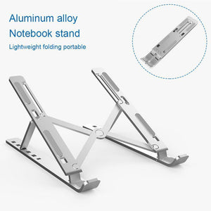 X Style Aluminum Adjustable Foldable Laptop Stand