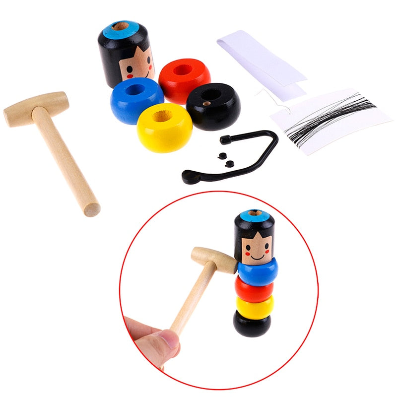 Unbreakable Wooden Man Magic Toy