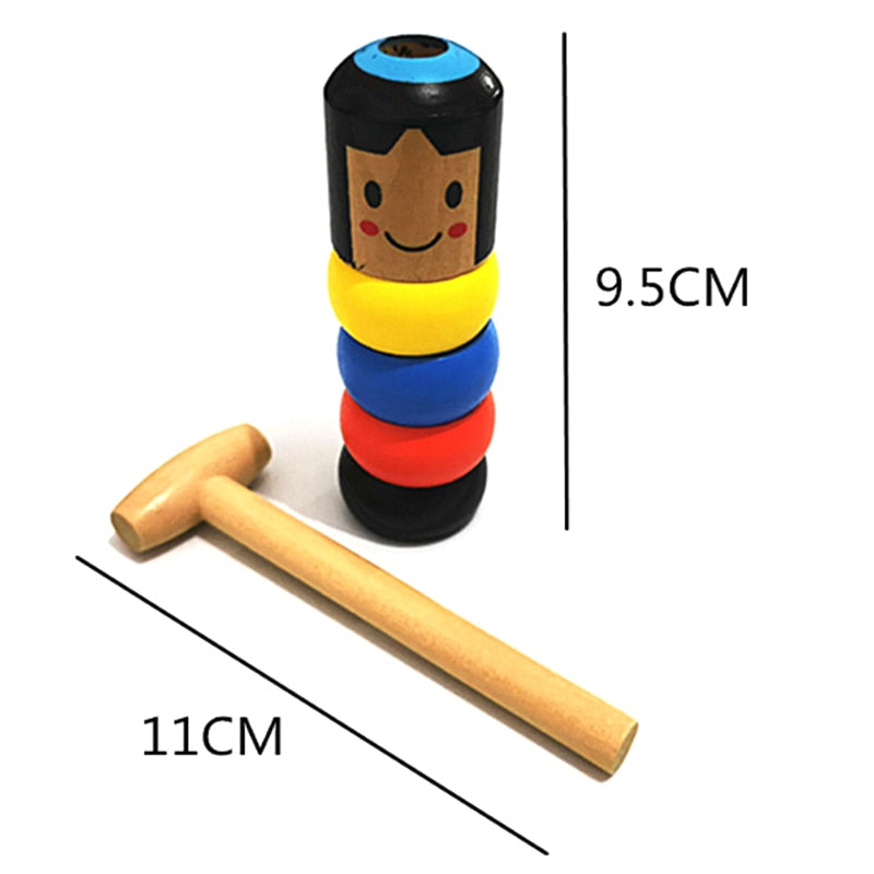 Unbreakable Wooden Man Magic Toy