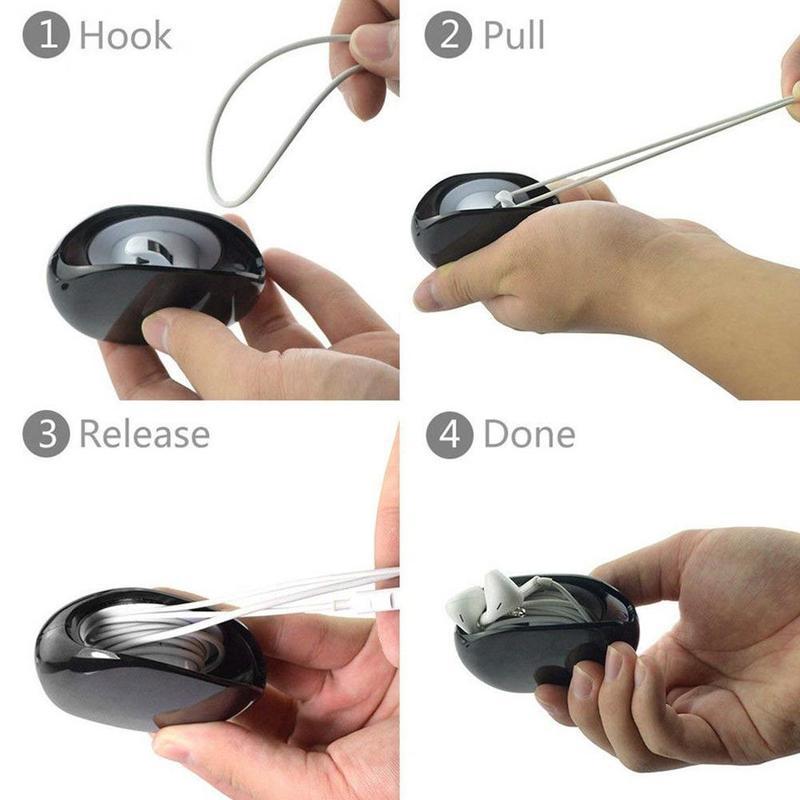 Tangle Free Phone Cord Portable Manager