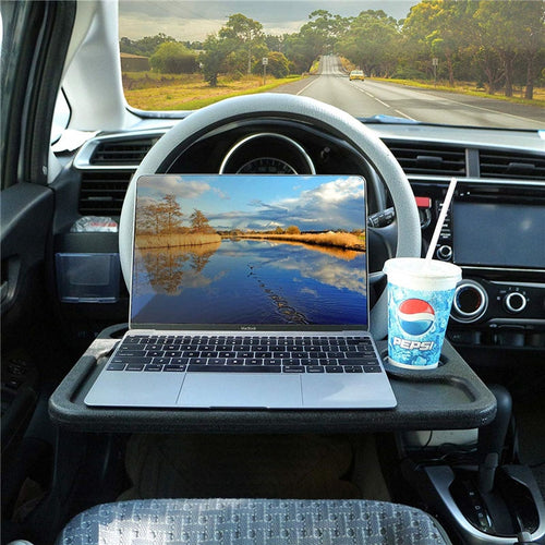 Magic Car Table - Car Steering Wheel Tray