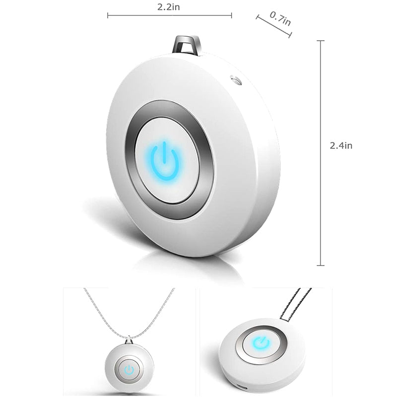 Personal Mini Air Necklace - Wearable Ionic Air Purifier