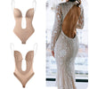 V-Neck Backless U Plunge Thong