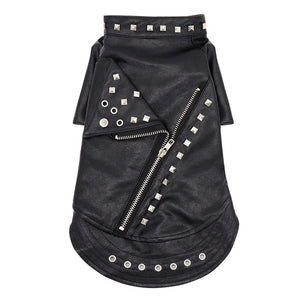 PunkPet - Waterproof Dog Cat Leather Jacket