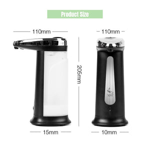 Zelarama Automatic Soap Dispenser - No-touch Sanitizer and Lotion Container for Home and Bath