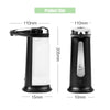 Zelarama Automatic Soap Dispenser - No-touch Sanitizer and Lotion Container for Home and Bath