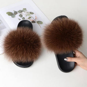 FabFlurry - Ladies Luxury Fluffy Slides