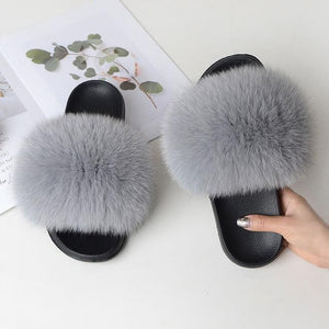 FabFlurry - Ladies Luxury Fluffy Slides