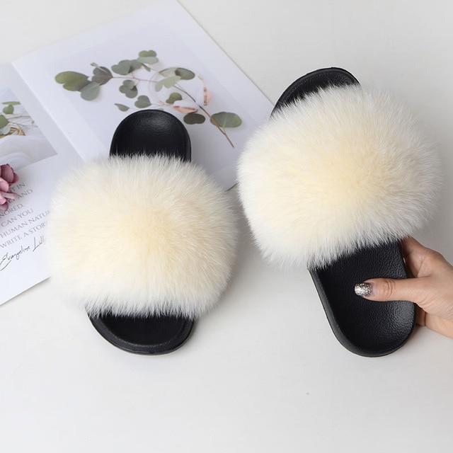 FabFlurry - Ladies Luxury Fluffy Slides